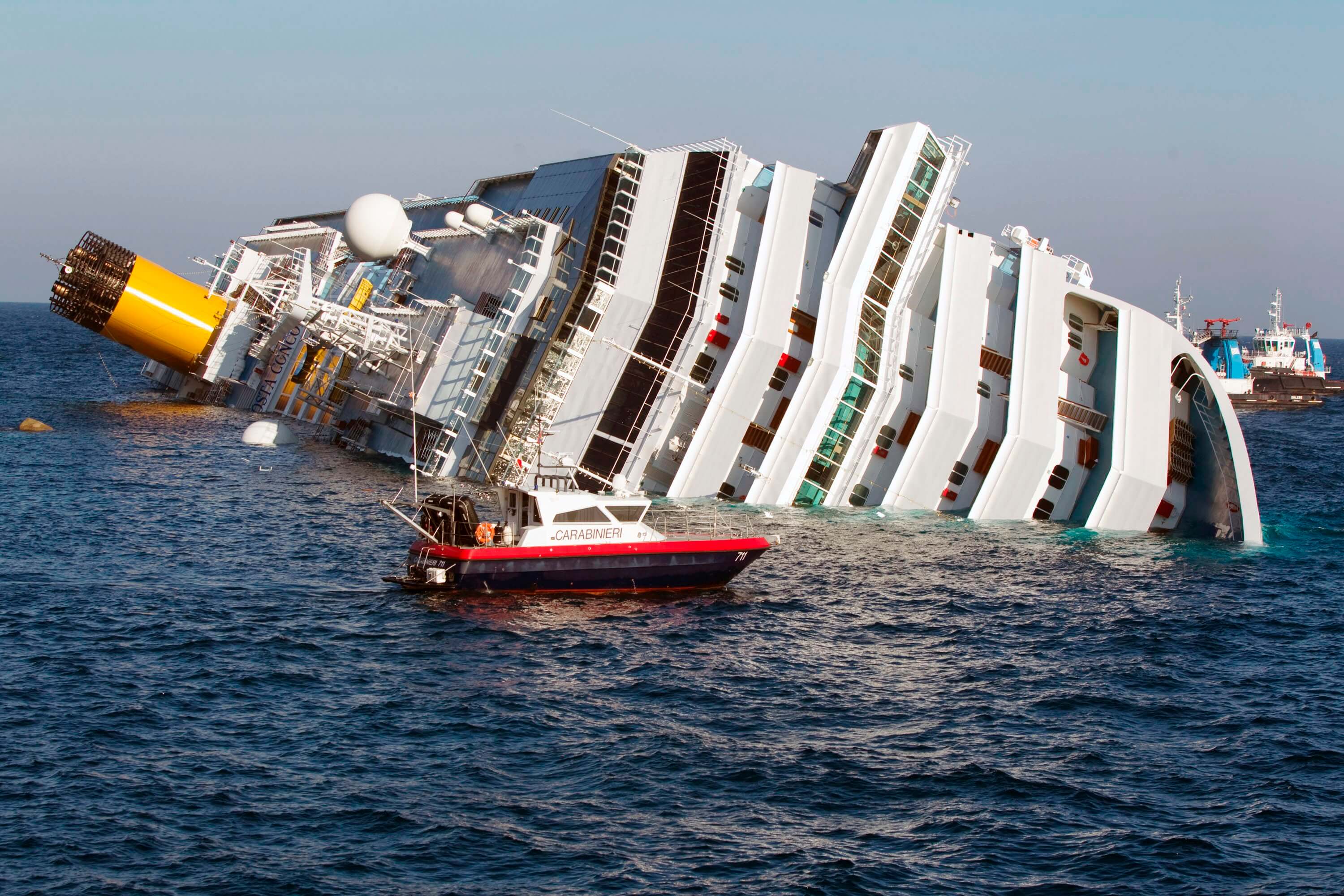 sinking a cruise ship